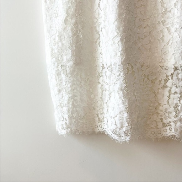KEEPSAKE the Label Lace Bodycon Sleeveless Dress White Size Medium - Picture 4 of 6